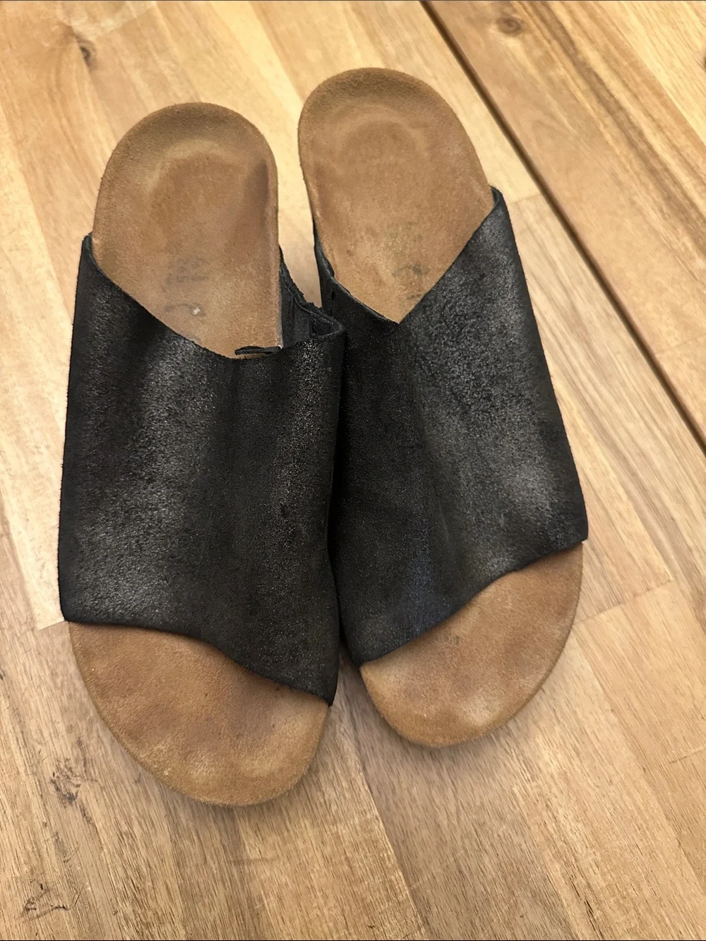 BIRKENSTOCK Papillio “Namica” leather wedges
